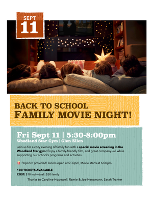 Back to School Movie Night