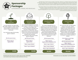 Woodland Star Sponsorships