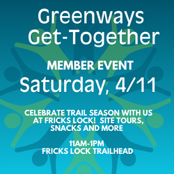 Fricks Lock Tour and Trail party Greenways Get Together
