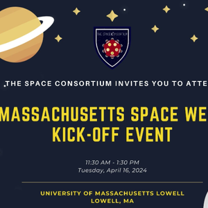 Tuesday, April 16th 11:30-1:30pm: MA Space Week Kick-Off event