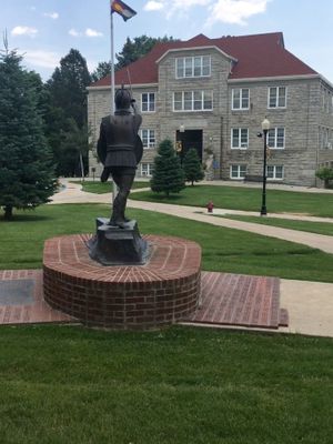 Alumni Brick on the Trojan Trail