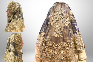 Handmade Lace Mantila