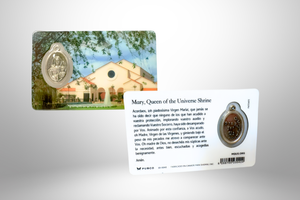 Mary Queen of the Universe Card & Medallion (Spanish)