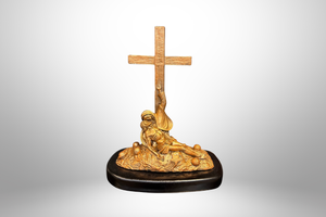 Mary Gospel Garden sculpture by artist Timothy Schmalz