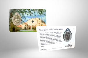 Mary Queen of the Universe Card & Medallion (English)