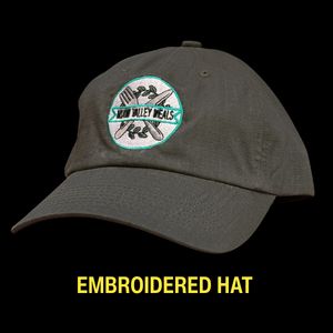 Embroidered Logo Hat - Black