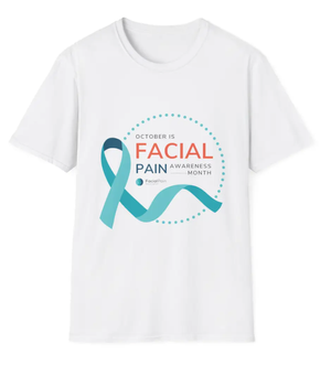 Facial Pain Awareness Month Tee White
