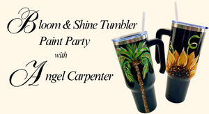 Bloom & Shine Tumbler Painters Choice