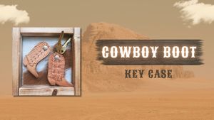 Cowboy Boot Key Case