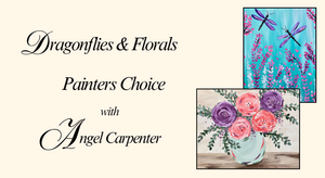 Dragonflies and Florals Painters Choice