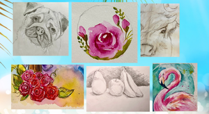 Sketch & Splash Beginning Drawing and Watercolor Workshop