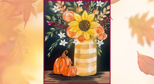 Fall Blooms & Pumpkins Paint Party