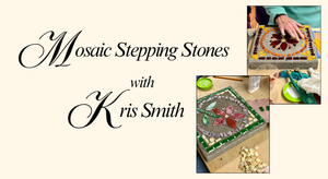 Beginner Mosaic Stepping Stones with Kris