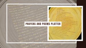 Prayers and Poems Platter