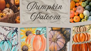 Pumpkin Palooza (Acrylics on 16x20 canvas)