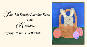 Spring Bunny in a Basket