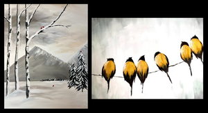 Winter Song Painters Choice (Acrylic on 16 x 20 Canvas)