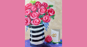 Painted with Love (Acrylic on 11 x 14 canvas)