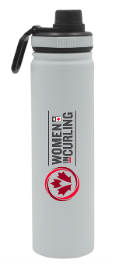 Women in Curling Chilly Moose Water Bottle