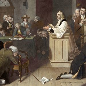 First Prayer at Carpenters' Hall on September 2