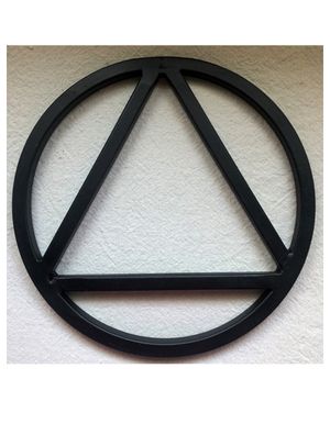AA Large Circle and Triangle Symbol