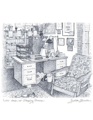 Lois W.'s Desk / Al-Anon Birthplace Print