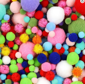 Multicolor Pom Poms