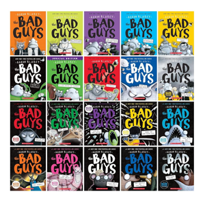 Bad Guys Book Series Complete Set, Books #1-#20
