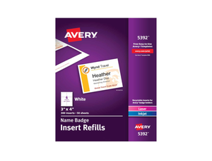 Name Badge Inserts