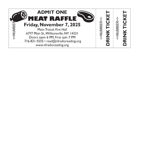 Meat Raffle 2025 Presale Ticket