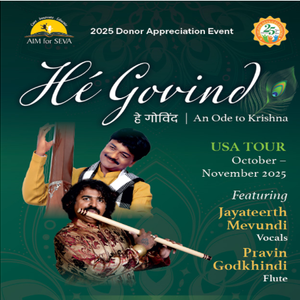 Austin Donor Appreciation Event - He' Govind- Reserve your passes