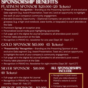 Sponsorship Packages