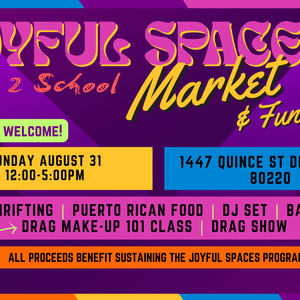 Joyful Spaces Back-to-School Market & Fundraiser Ticket