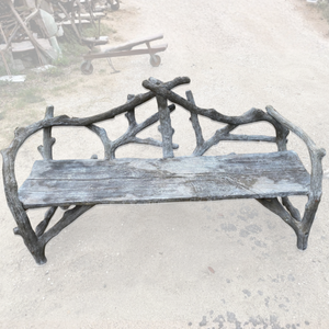 Carlos Cortes Faux Bois Bench