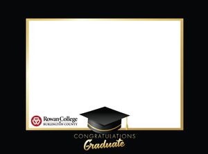 Black Congrats Digital Sign