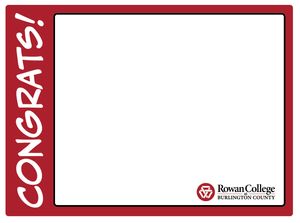 Red Congrats Digital Sign