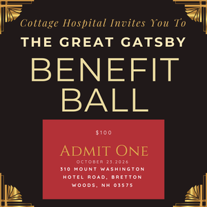 Cottage Hospital's Benefit Ball Ticket