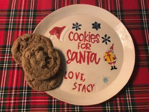 Cookies for Santa Plate!- Christmas in July