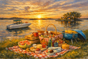 Guided Wellesley Island Boat Tour & Picnic Lunch