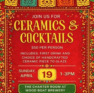 Ceramics & Cocktails at Wood Boat Brewery