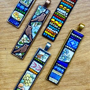 Mosaic Necklace (April)