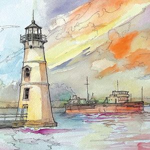 Watercolor & Ink with Tisa & Scott
