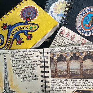 Travel Journal and Artist Workbook- Morning Class
