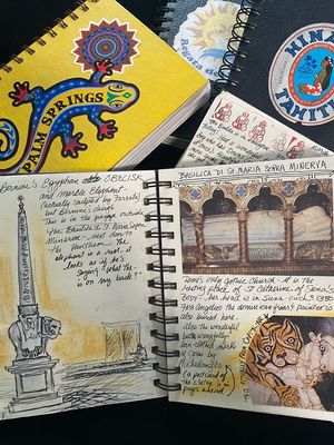 Travel Journal and Artist Workbook- Morning Class