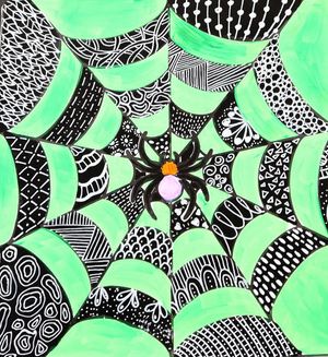 Week Three: Spider Web Art (Tuesday)