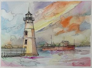 Watercolor & Ink with Tisa & Scott