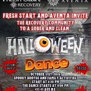 Aventa and Fresh Start Clean and Sober Halloween Dance