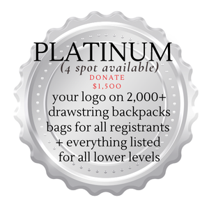Platinum Level Sponsorship (4 available)